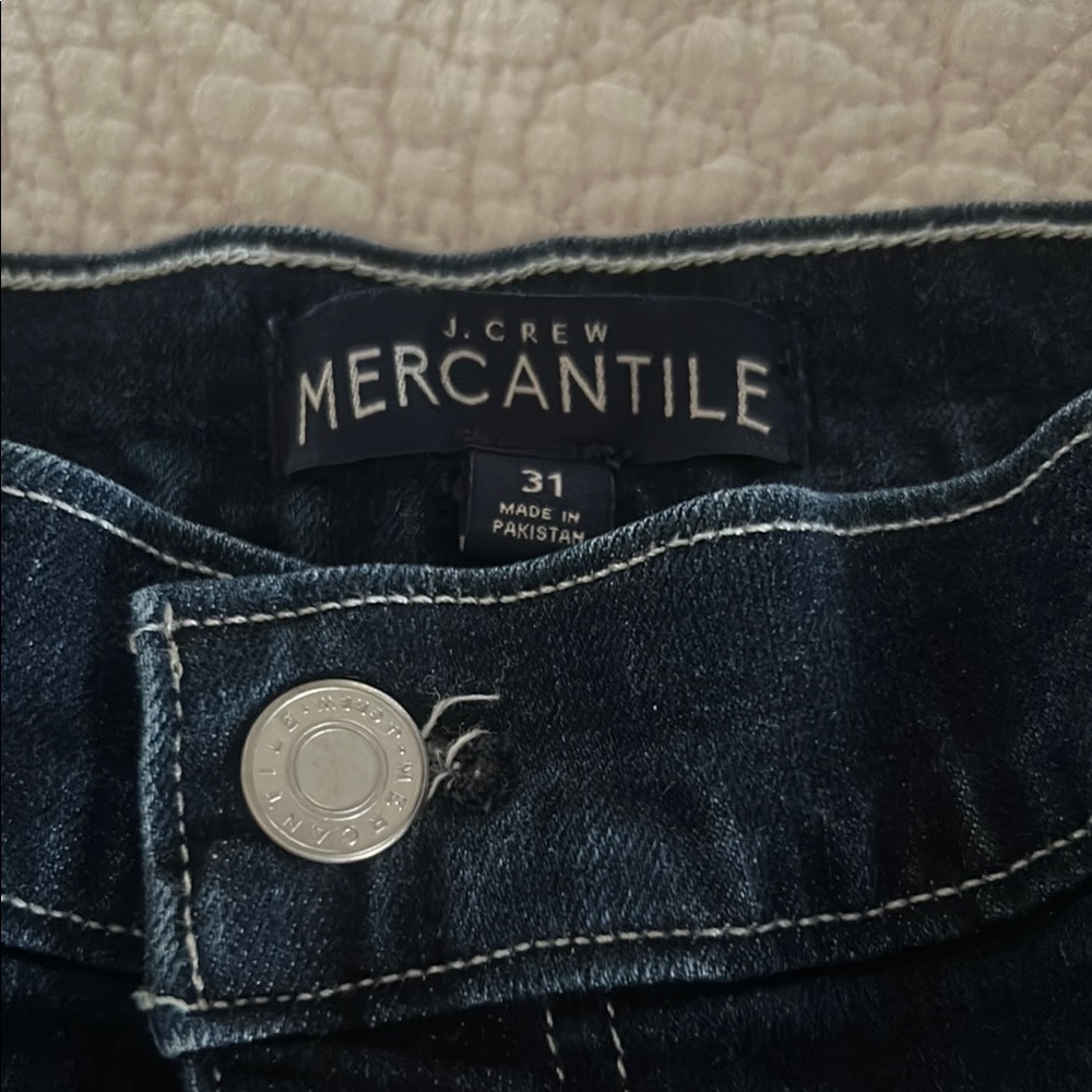 Mercantile Blue Ankle Cropped Jeans